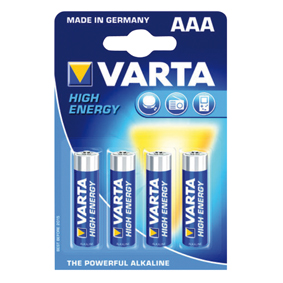 Set van 4 AAA batterijen